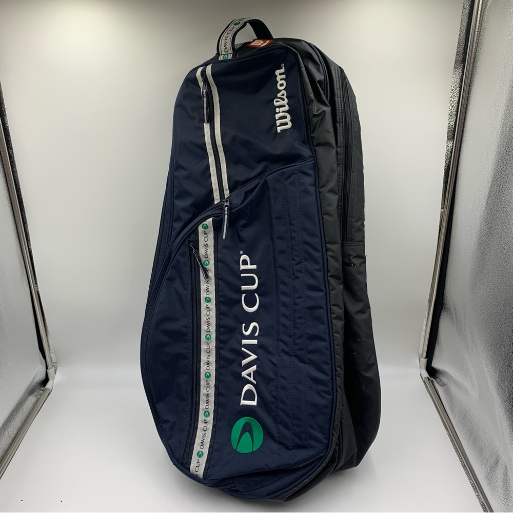 Wilson Davis Cup Men's Tennis Bag - Black and Blue